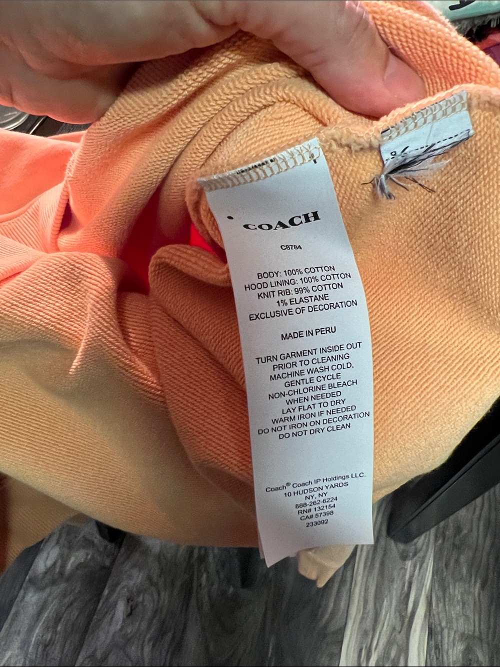 Coach Racer Sweatshirt - Picture 5 of 5